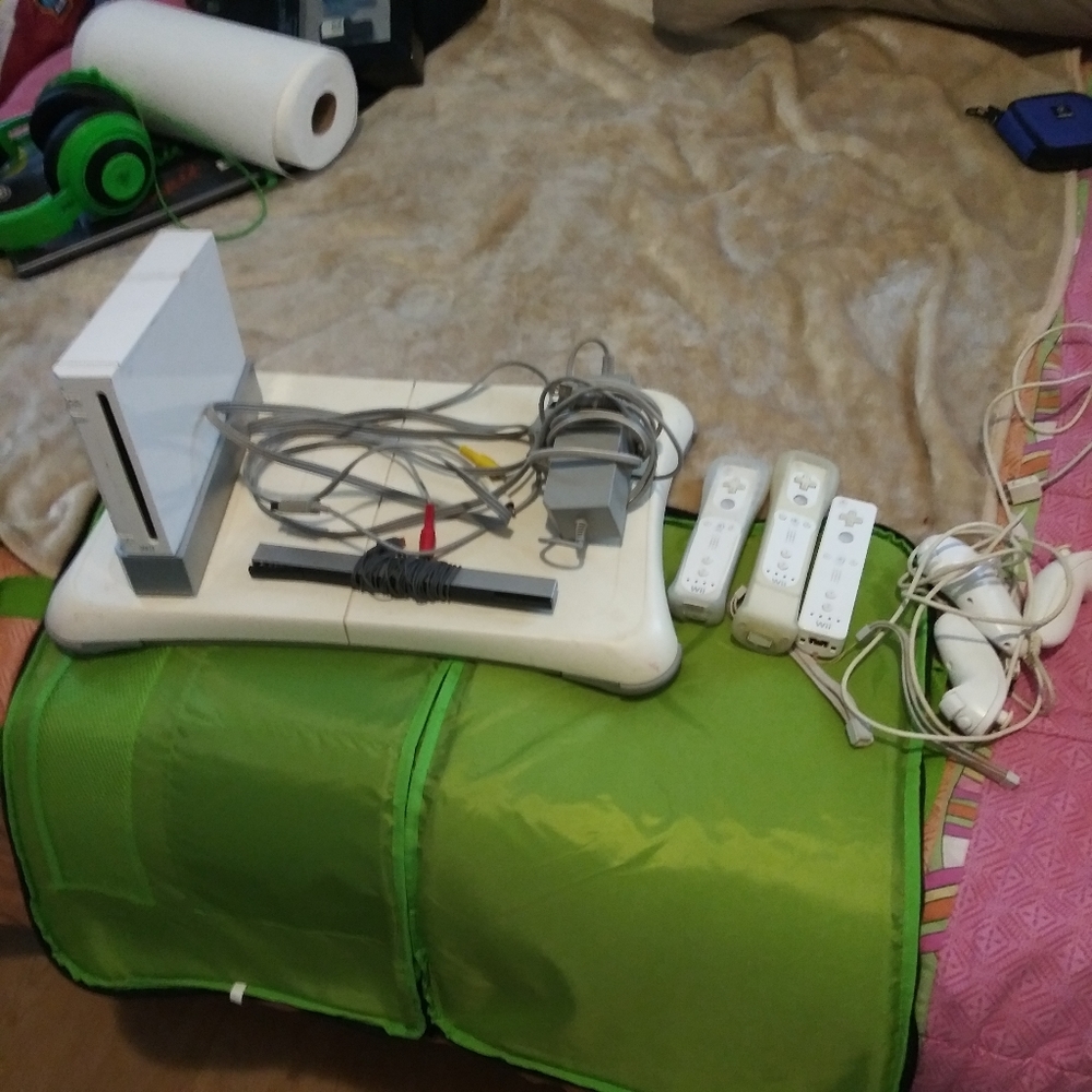 Nintendo Wii + WiiFit Board Bundle